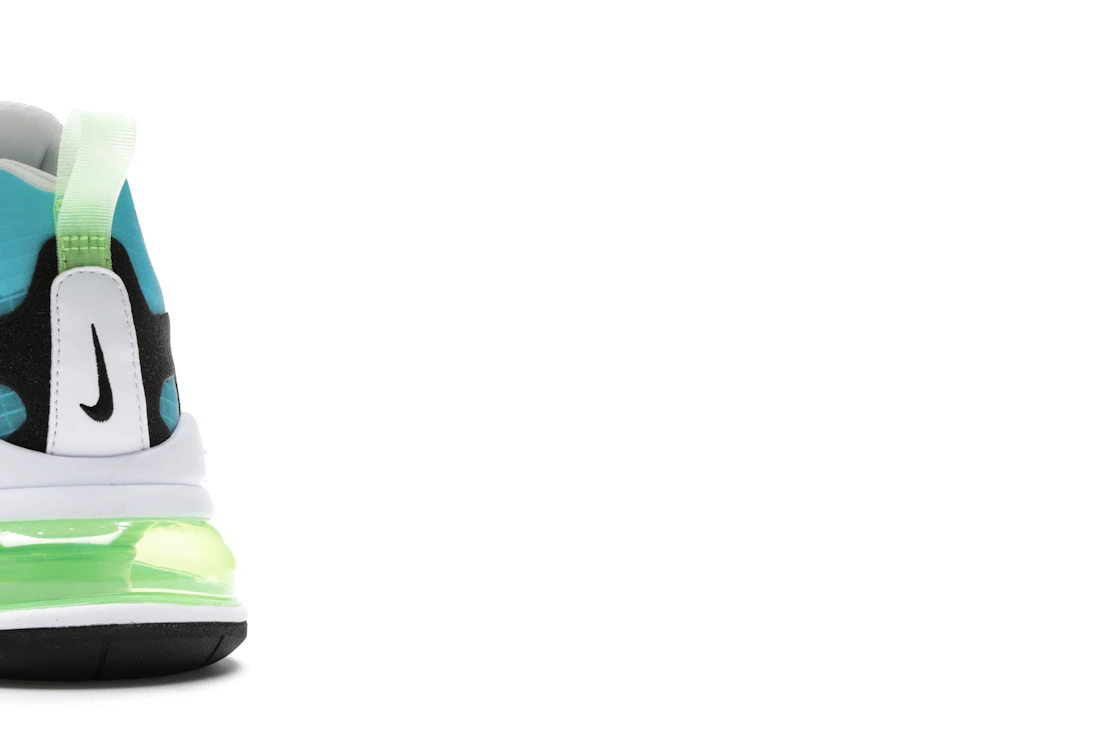 Vue 26 de Nike Air Max 270 React Oracle Aqua Ghost Green