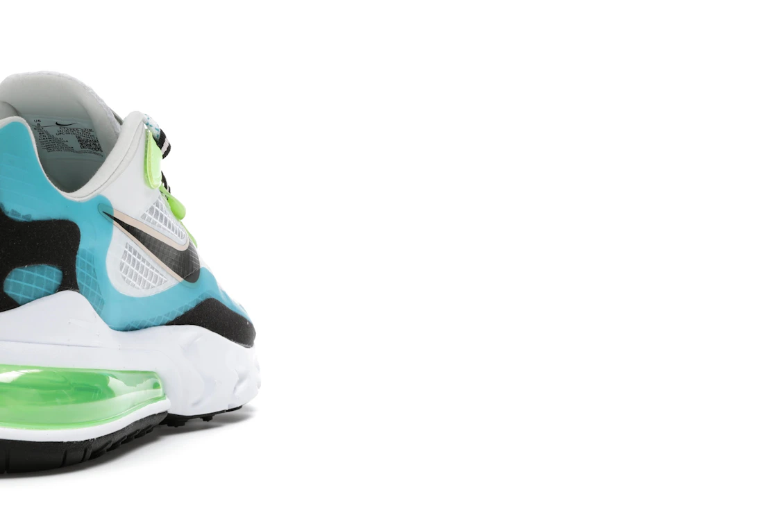 Vue 30 de Nike Air Max 270 React Oracle Aqua Ghost Green