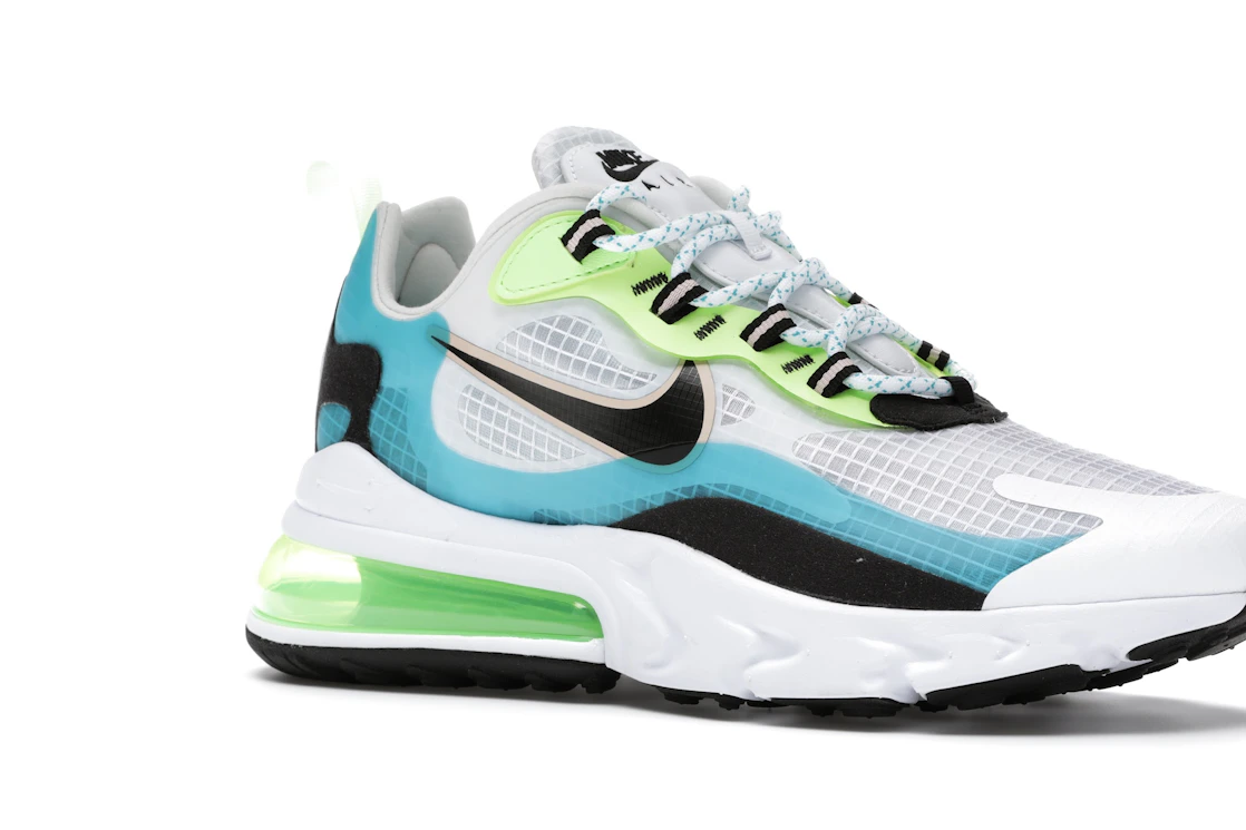 Vue 4 de Nike Air Max 270 React Oracle Aqua Ghost Green