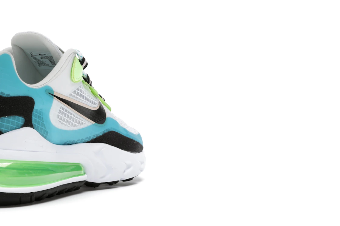 Vue 31 de Nike Air Max 270 React Oracle Aqua Ghost Green