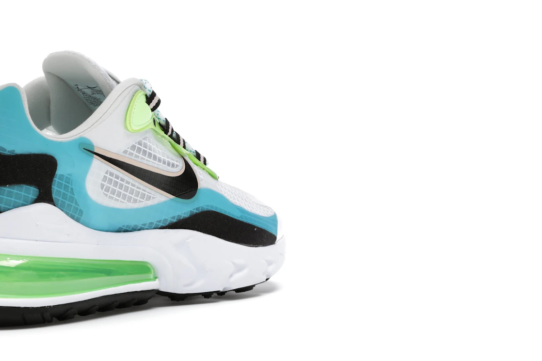 Vue 32 de Nike Air Max 270 React Oracle Aqua Ghost Green