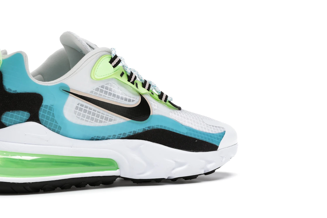 Vue 34 de Nike Air Max 270 React Oracle Aqua Ghost Green