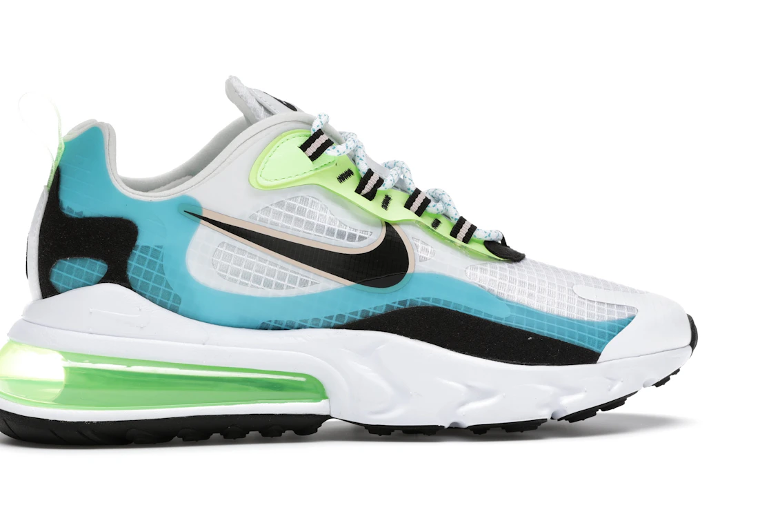 Vue 36 de Nike Air Max 270 React Oracle Aqua Ghost Green