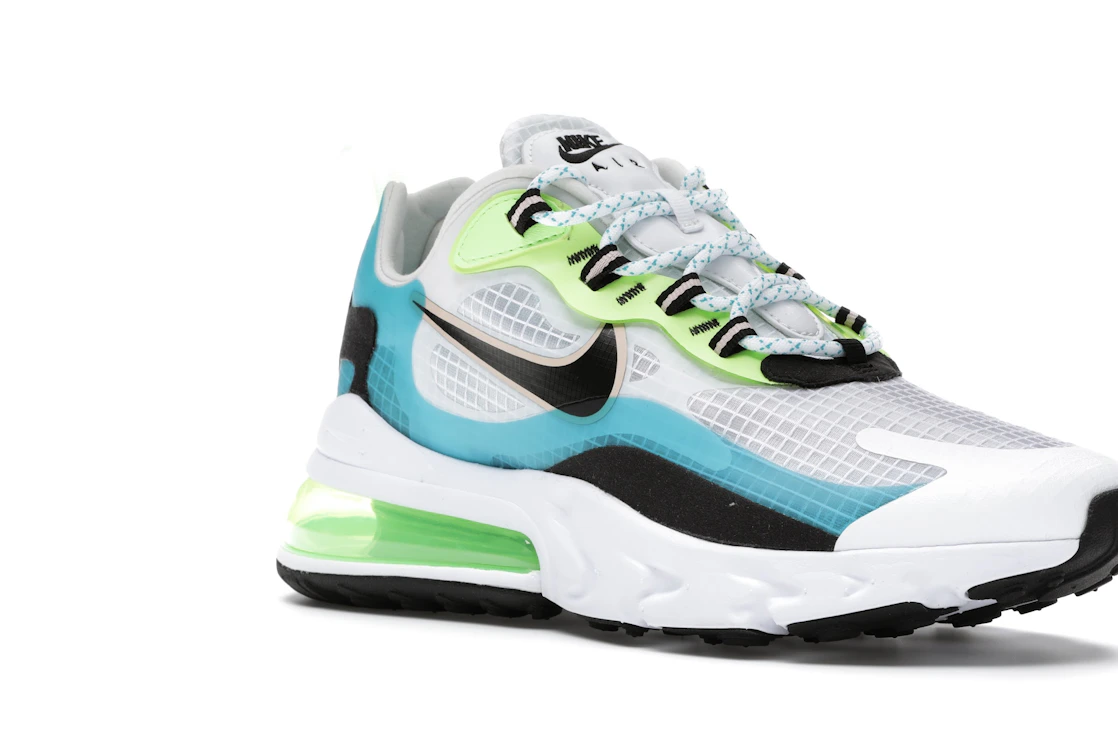 Vue 5 de Nike Air Max 270 React Oracle Aqua Ghost Green