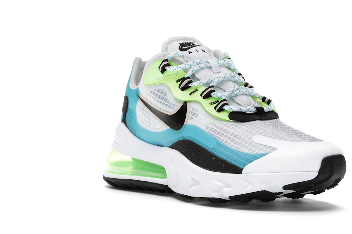 Vue 6 de Nike Air Max 270 React Oracle Aqua Ghost Green