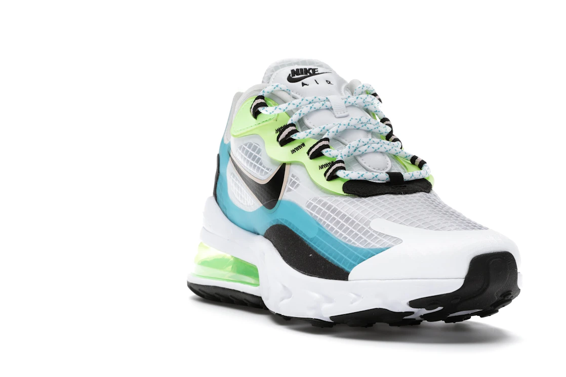 Vue 7 de Nike Air Max 270 React Oracle Aqua Ghost Green