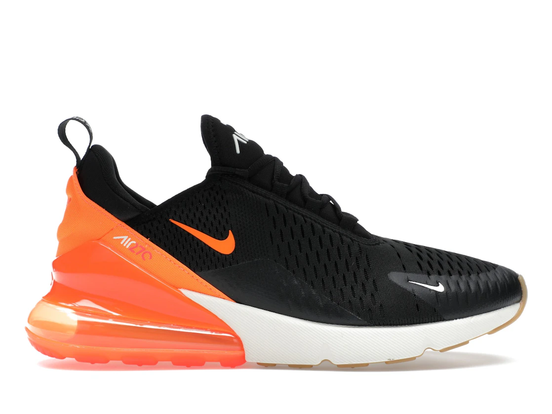 Vue 1 de Nike Air Max 270 Black Phantom Total Orange