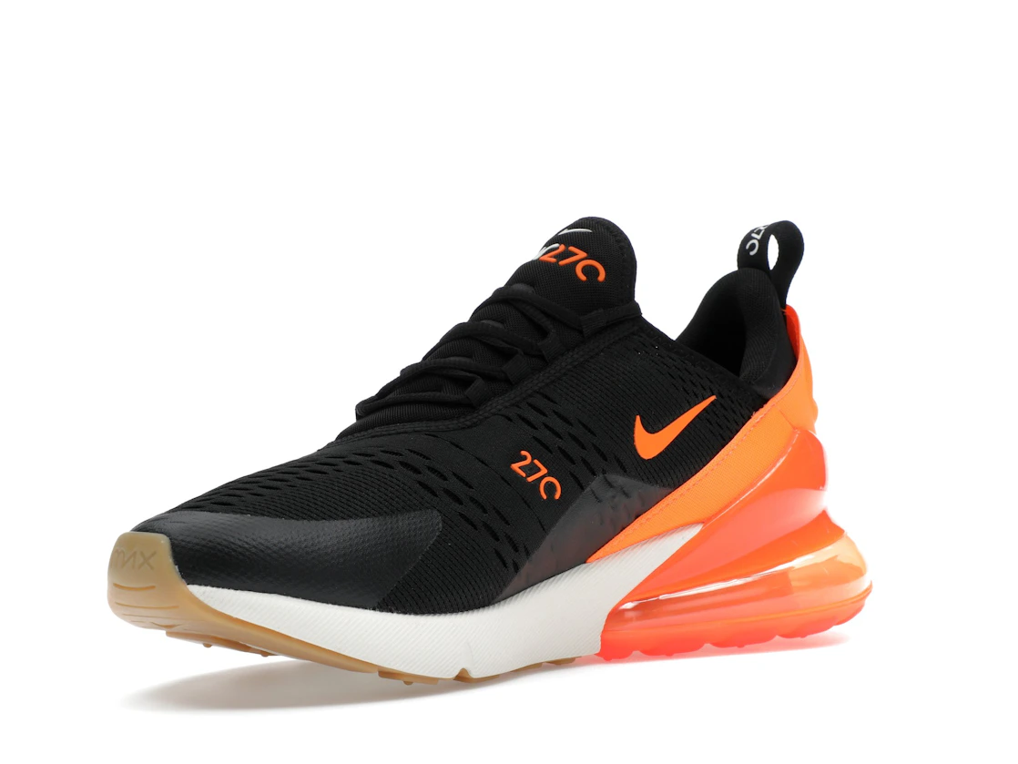 Vue 15 de Nike Air Max 270 Black Phantom Total Orange
