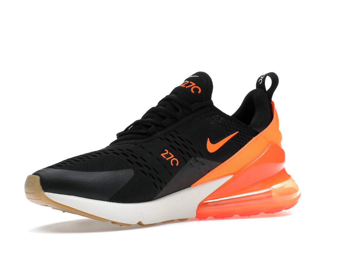 Vue 16 de Nike Air Max 270 Black Phantom Total Orange