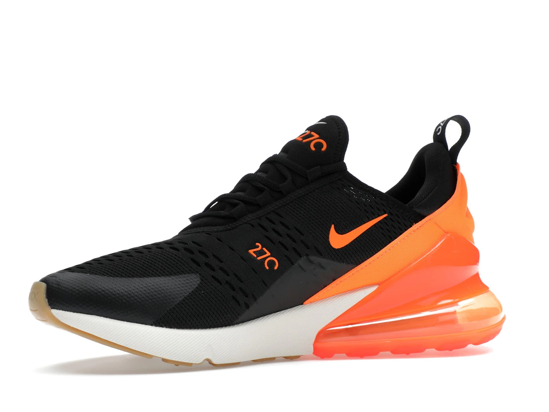 Vue 17 de Nike Air Max 270 Black Phantom Total Orange