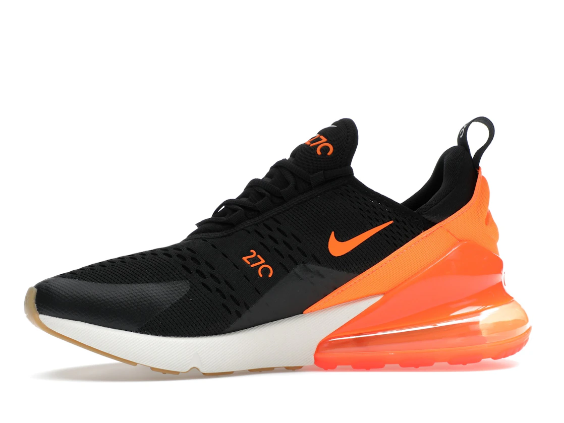 Vue 18 de Nike Air Max 270 Black Phantom Total Orange