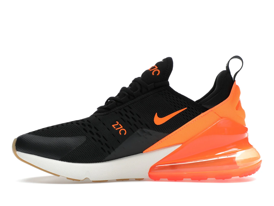 Vue 19 de Nike Air Max 270 Black Phantom Total Orange
