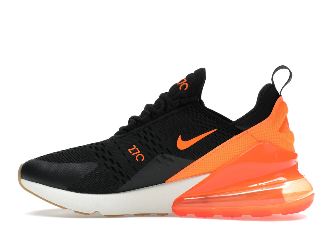 Vue 20 de Nike Air Max 270 Black Phantom Total Orange