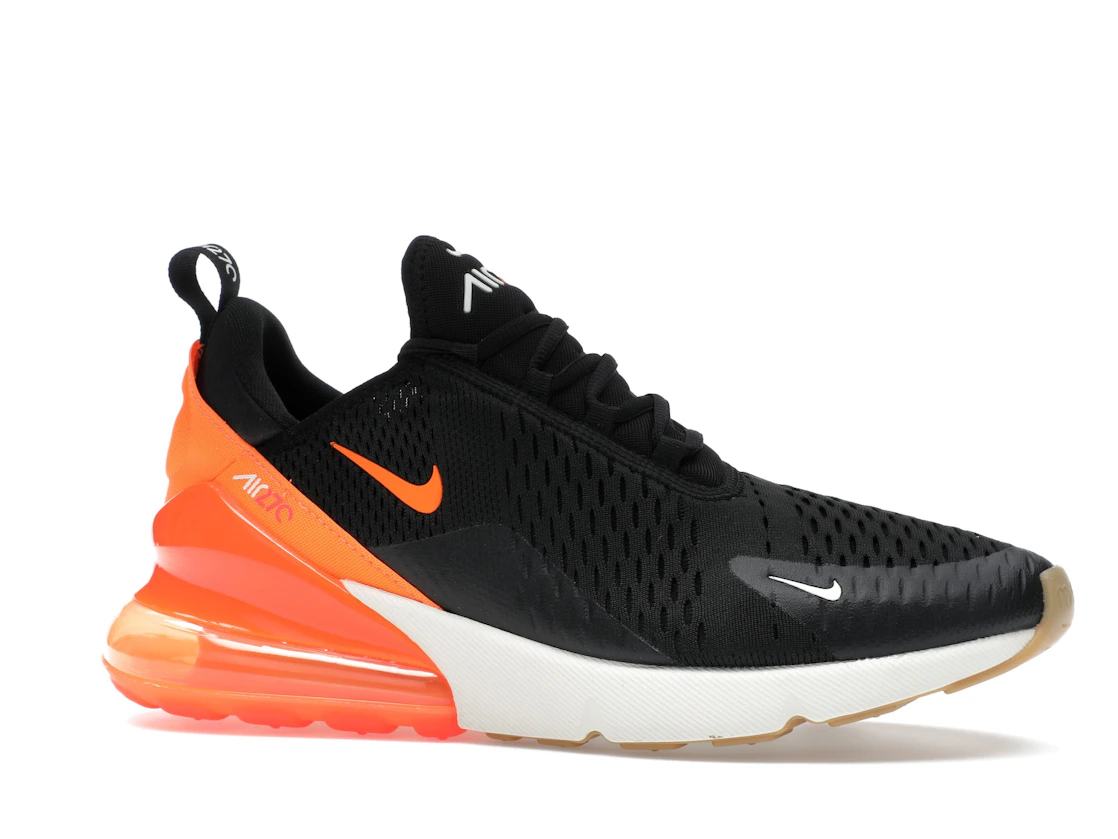 Vue 3 de Nike Air Max 270 Black Phantom Total Orange