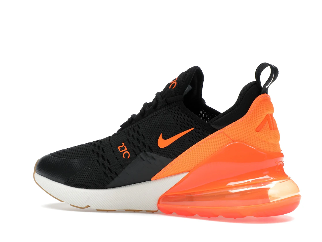 Vue 22 de Nike Air Max 270 Black Phantom Total Orange