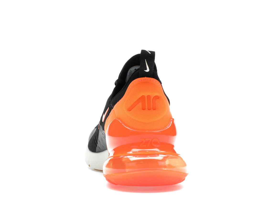 Vue 27 de Nike Air Max 270 Black Phantom Total Orange