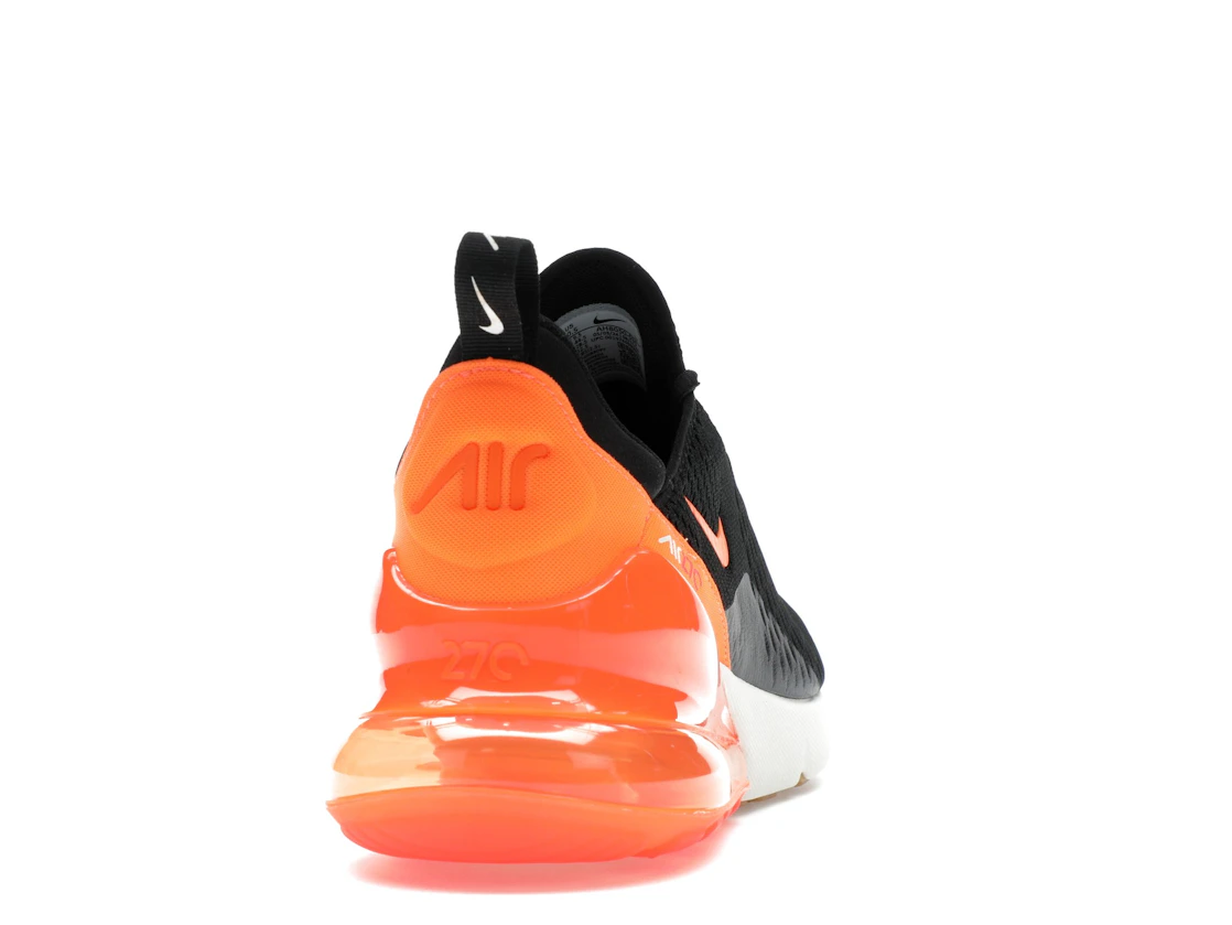 Vue 29 de Nike Air Max 270 Black Phantom Total Orange