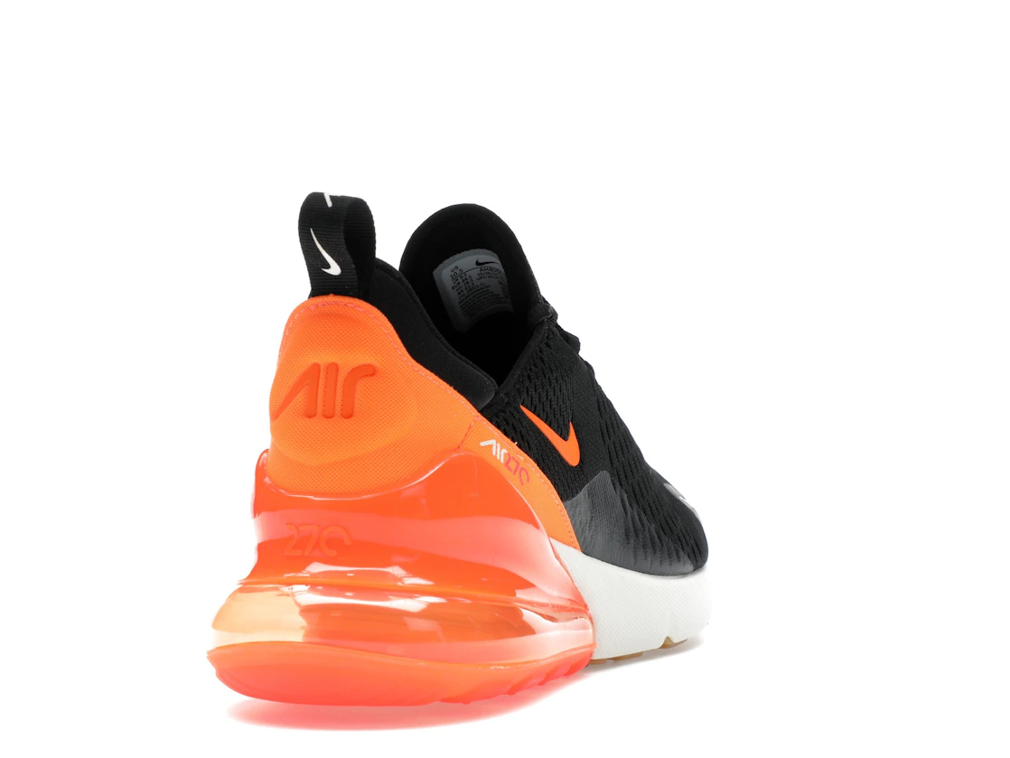 Vue 30 de Nike Air Max 270 Black Phantom Total Orange