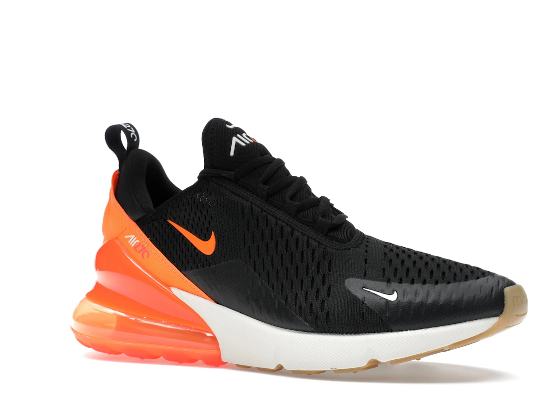 Vue 4 de Nike Air Max 270 Black Phantom Total Orange