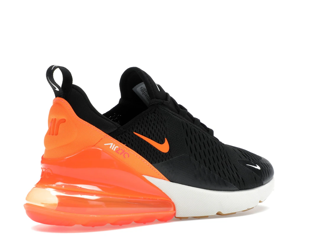 Vue 33 de Nike Air Max 270 Black Phantom Total Orange