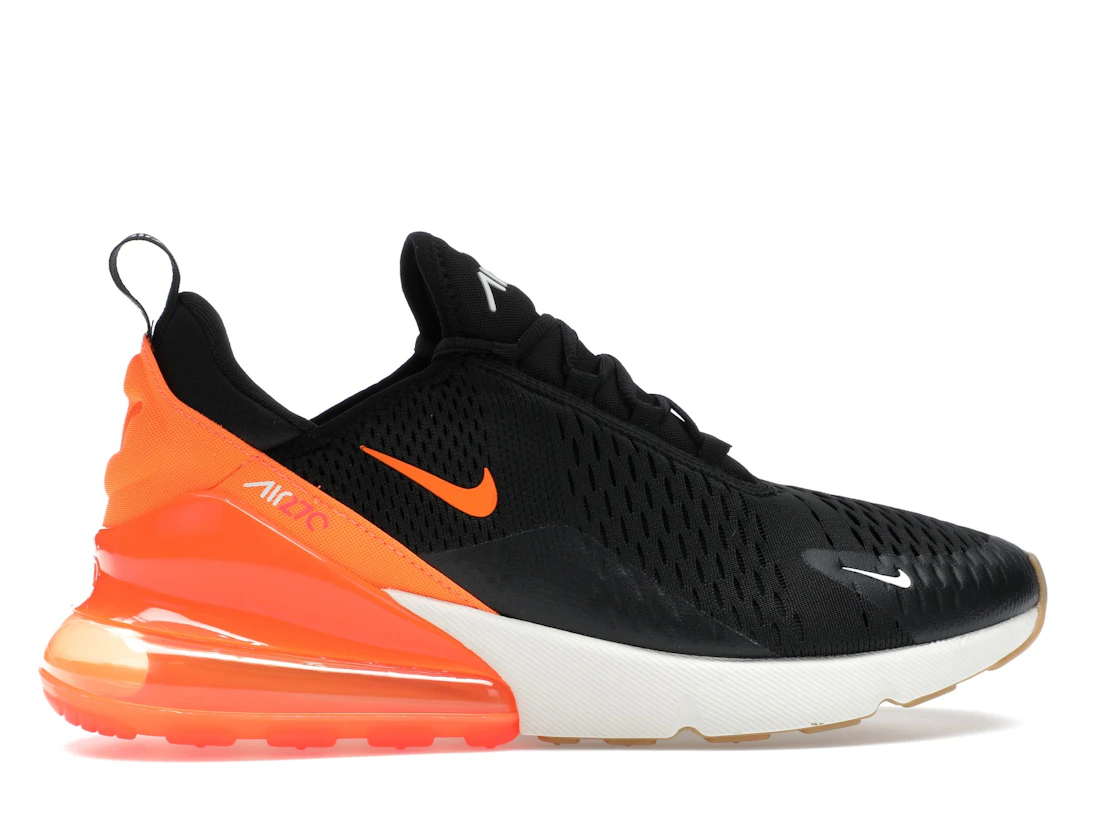 Vue 36 de Nike Air Max 270 Black Phantom Total Orange