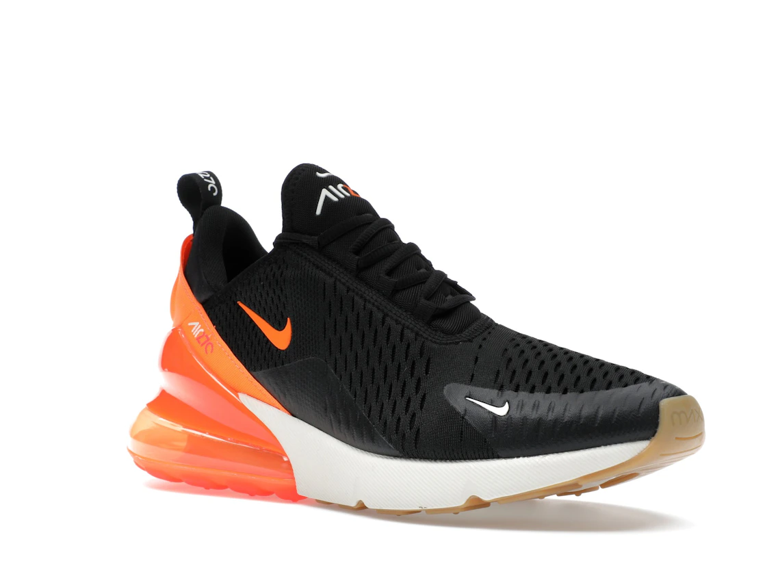 Vue 5 de Nike Air Max 270 Black Phantom Total Orange