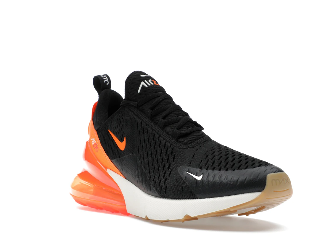 Vue 6 de Nike Air Max 270 Black Phantom Total Orange