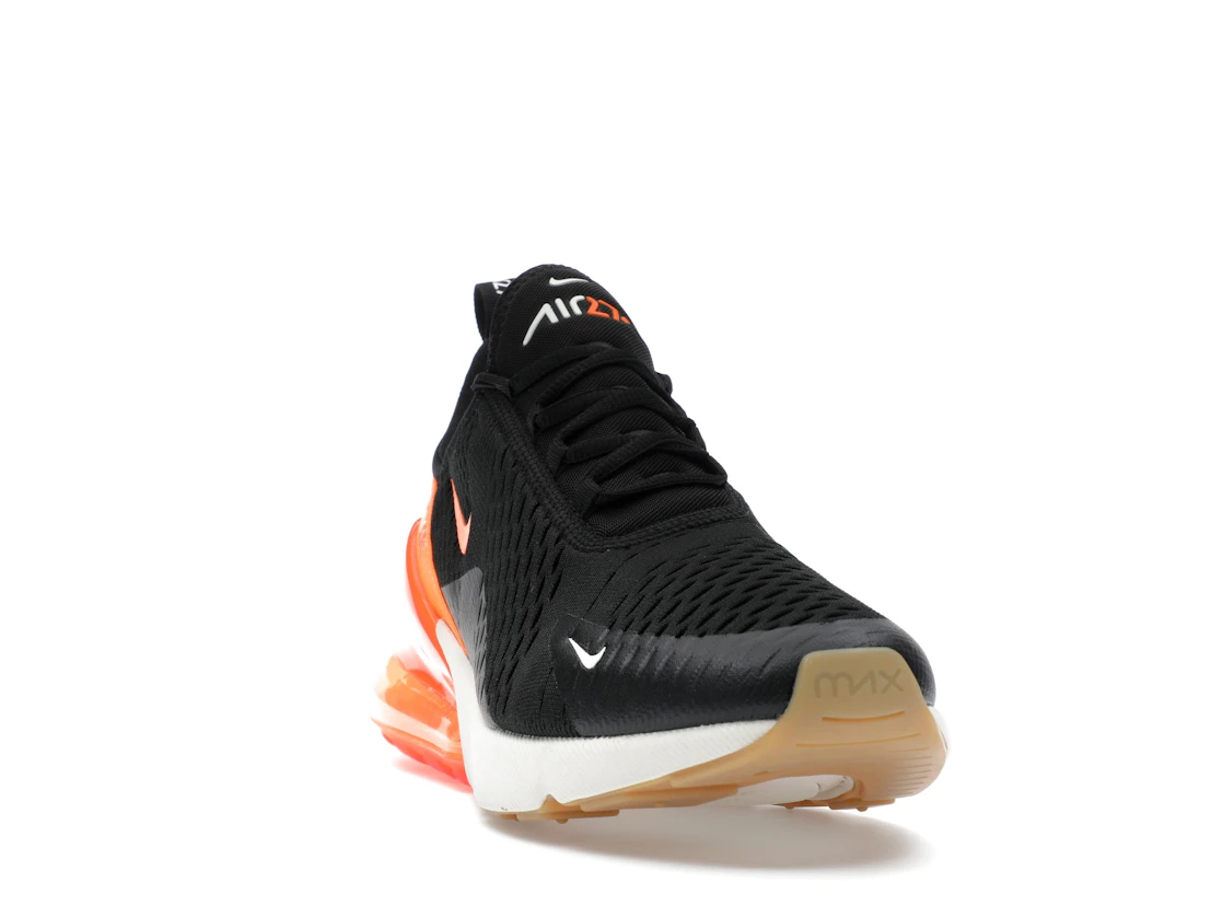 Vue 8 de Nike Air Max 270 Black Phantom Total Orange