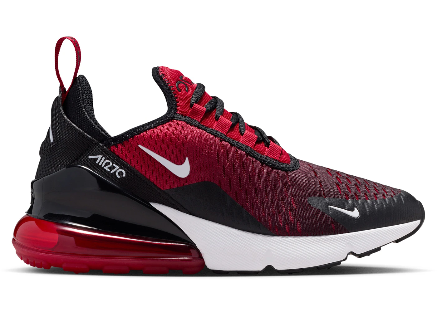 Nike Air Max 270 Gym Red Black White (GS)