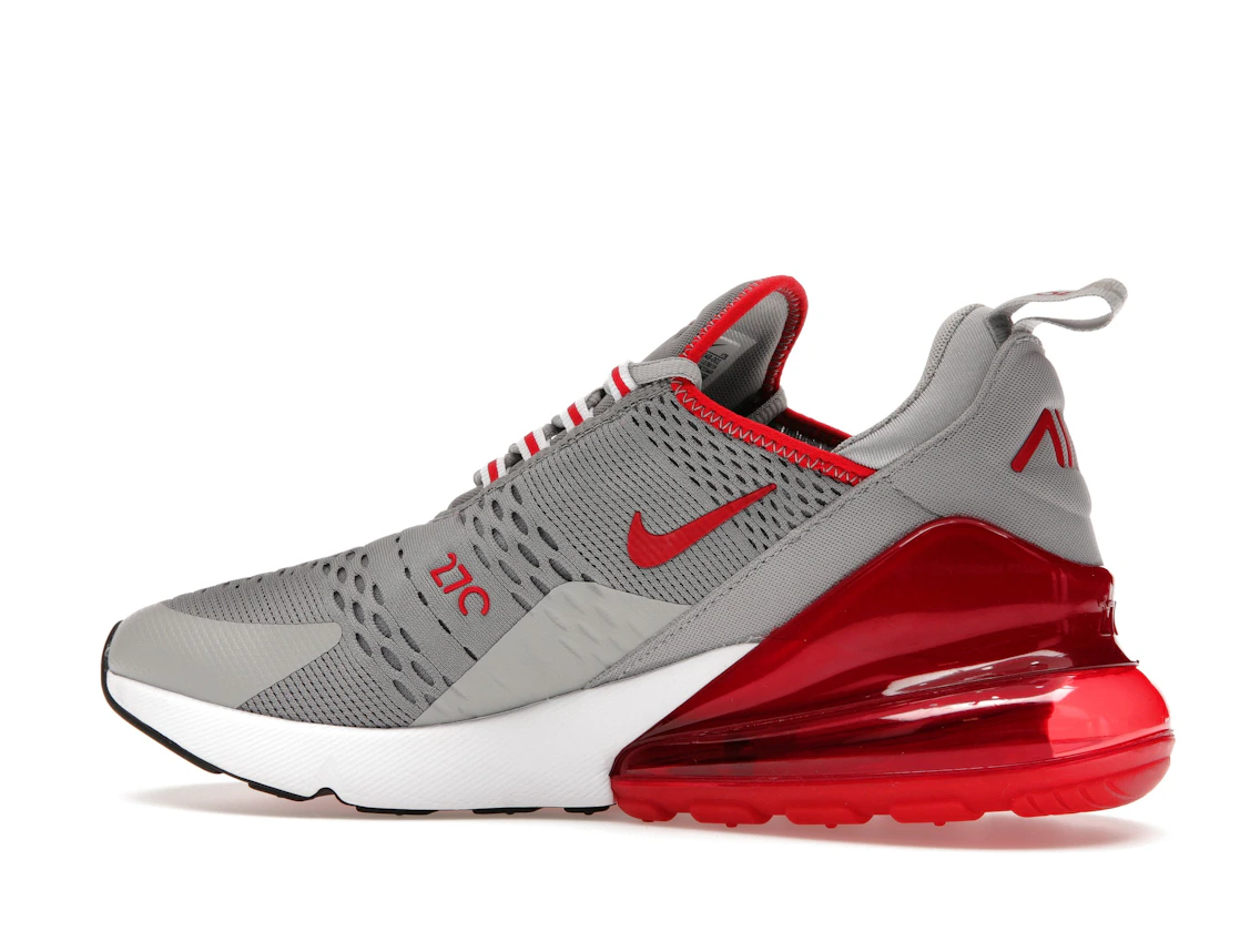 Vue 21 de Nike Air Max 270 Particle Grey University Red