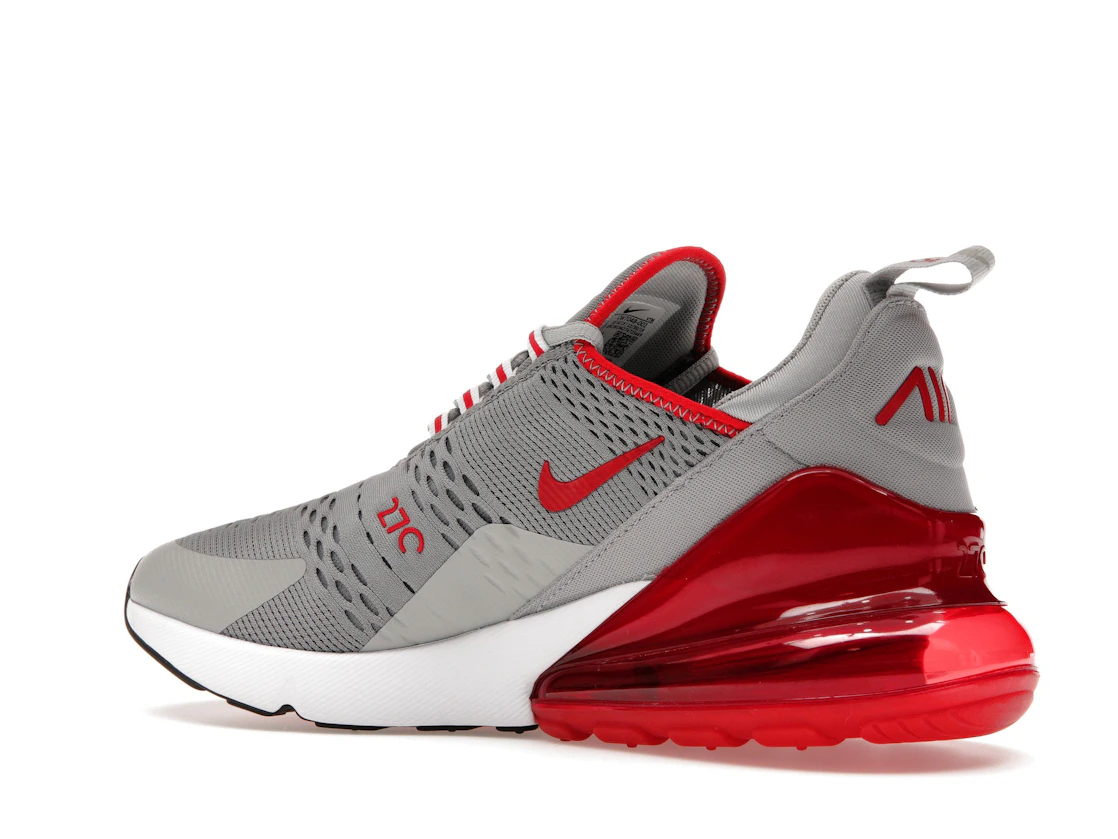 Vue 22 de Nike Air Max 270 Particle Grey University Red
