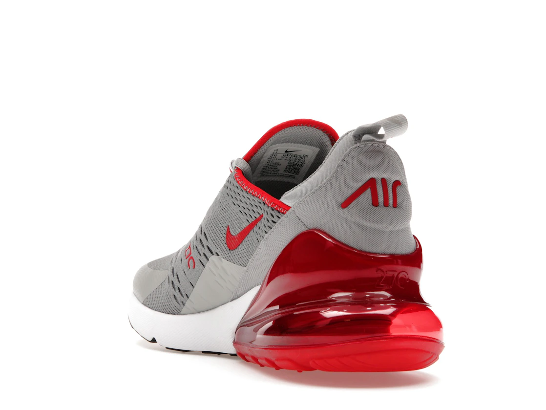 Vue 25 de Nike Air Max 270 Particle Grey University Red