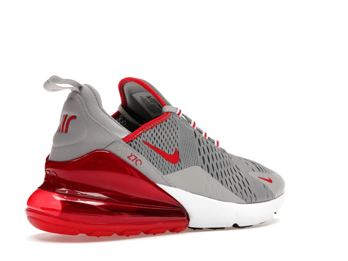 Vue 33 de Nike Air Max 270 Particle Grey University Red