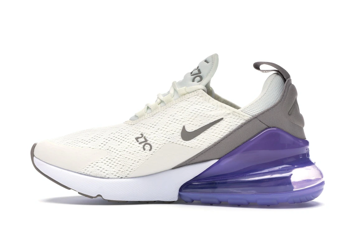 Vue 20 de Nike Air Max 270 Sail Pumice Space Purple 