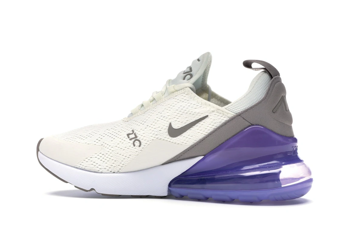 Vue 21 de Nike Air Max 270 Sail Pumice Space Purple 