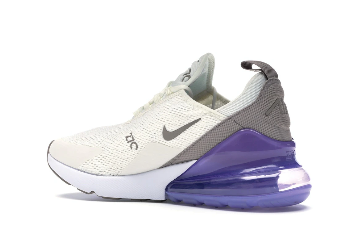 Vue 22 de Nike Air Max 270 Sail Pumice Space Purple 