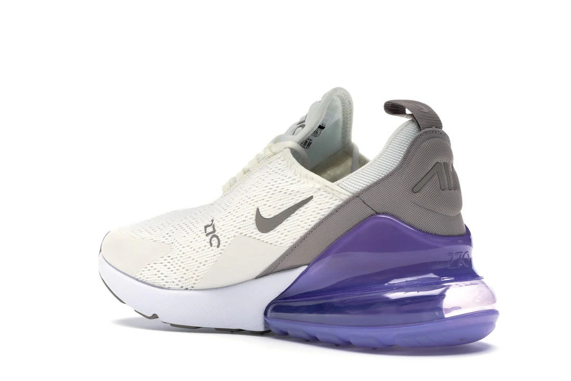 Vue 23 de Nike Air Max 270 Sail Pumice Space Purple 