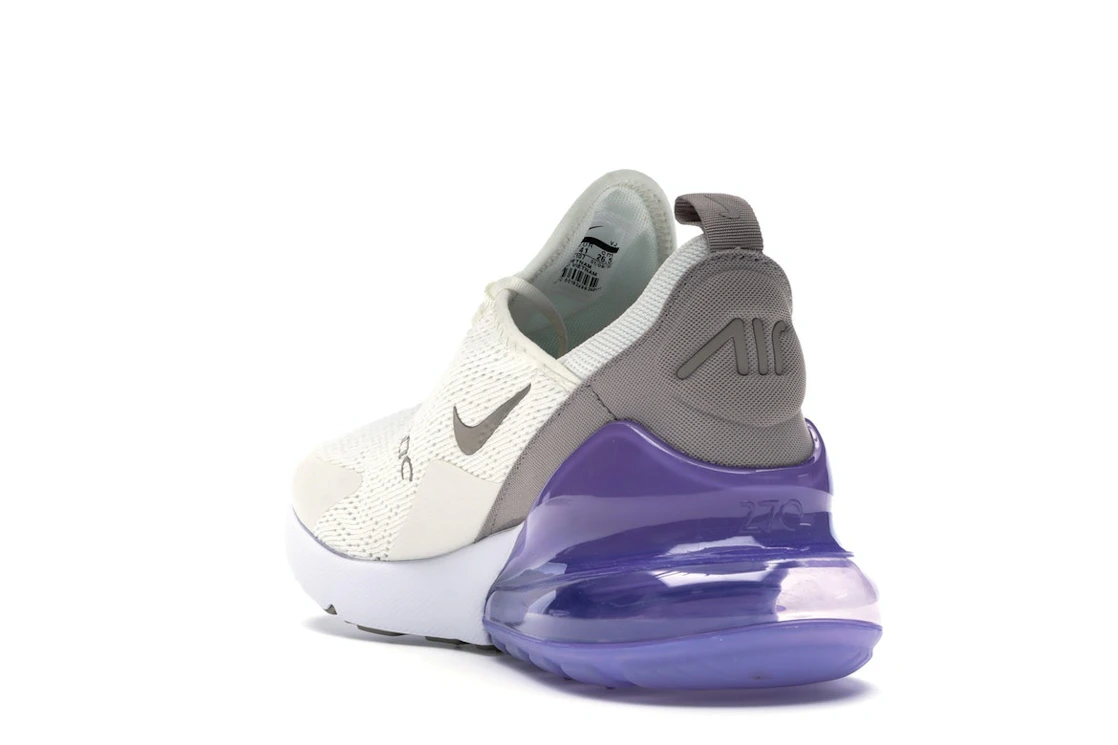 Vue 25 de Nike Air Max 270 Sail Pumice Space Purple 