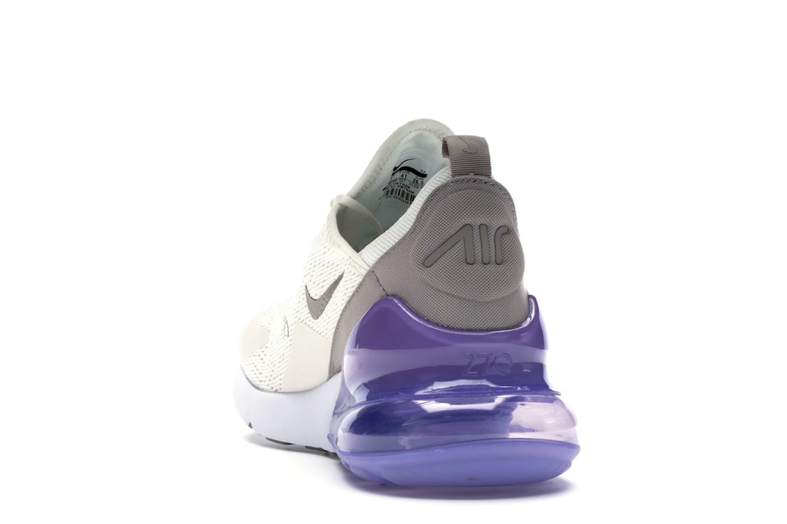 Vue 26 de Nike Air Max 270 Sail Pumice Space Purple 