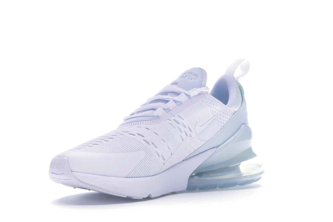 Vue 15 de Nike Air Max 270 Triple White 