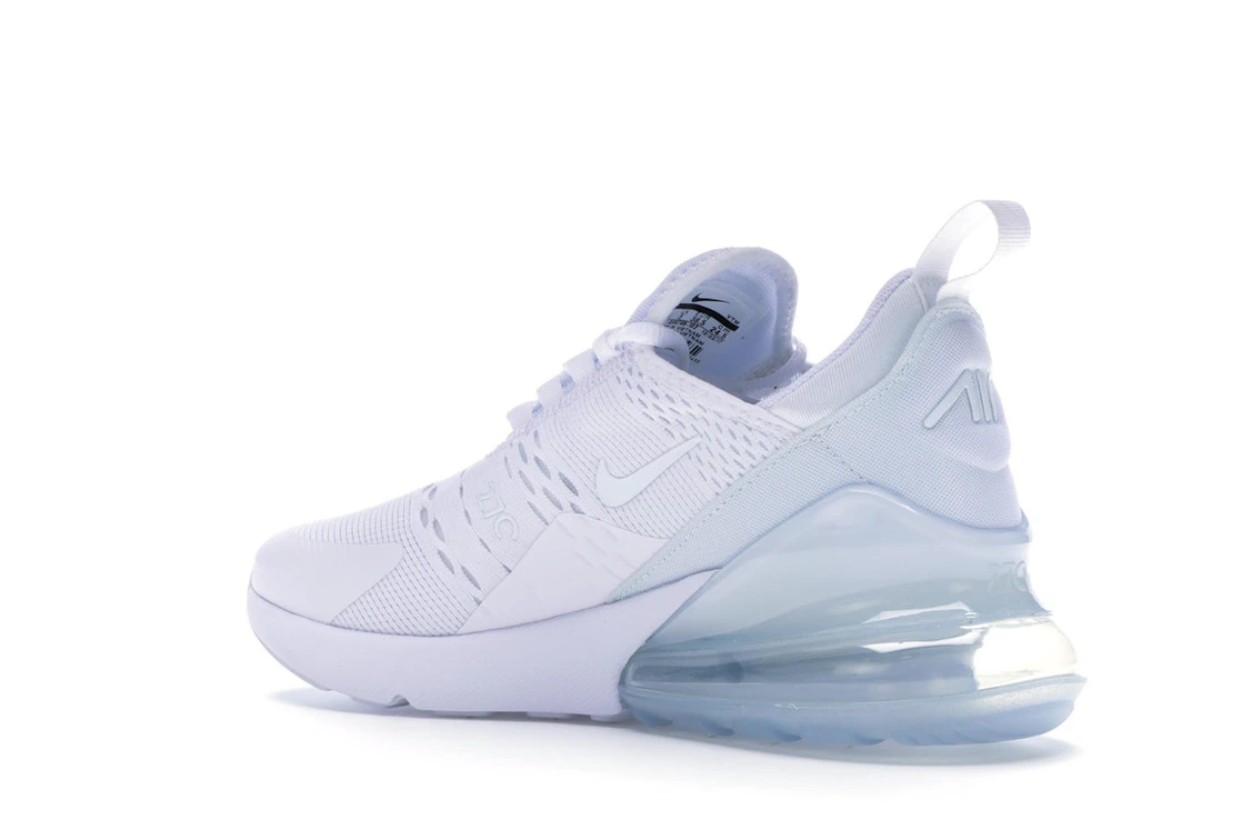 Vue 23 de Nike Air Max 270 Triple White 
