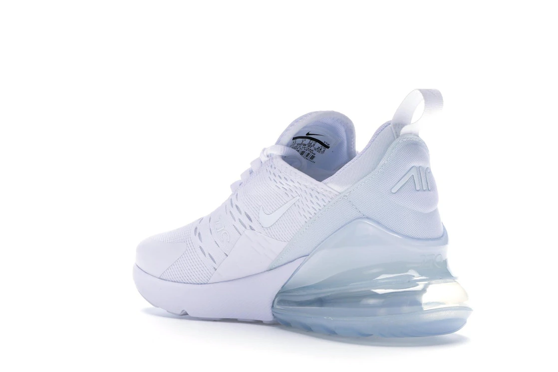 Vue 24 de Nike Air Max 270 Triple White 