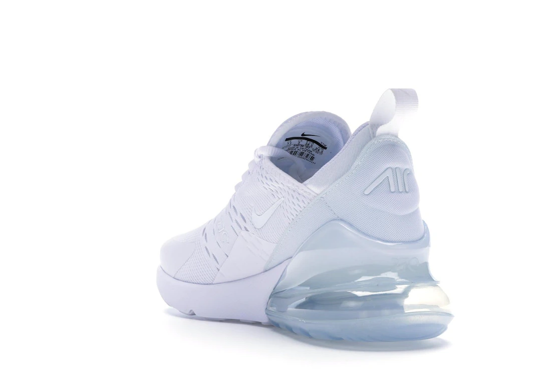 Vue 25 de Nike Air Max 270 Triple White 