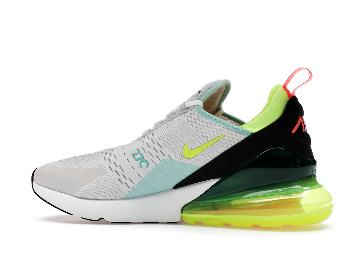 Vue 21 de Nike Air Max 270 Vast Grey Hot Lava