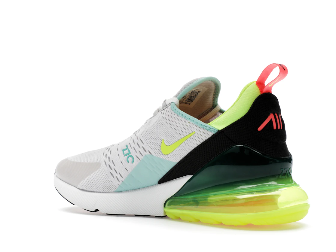 Vue 23 de Nike Air Max 270 Vast Grey Hot Lava