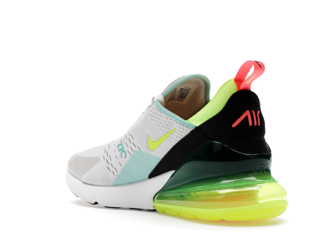 Vue 24 de Nike Air Max 270 Vast Grey Hot Lava