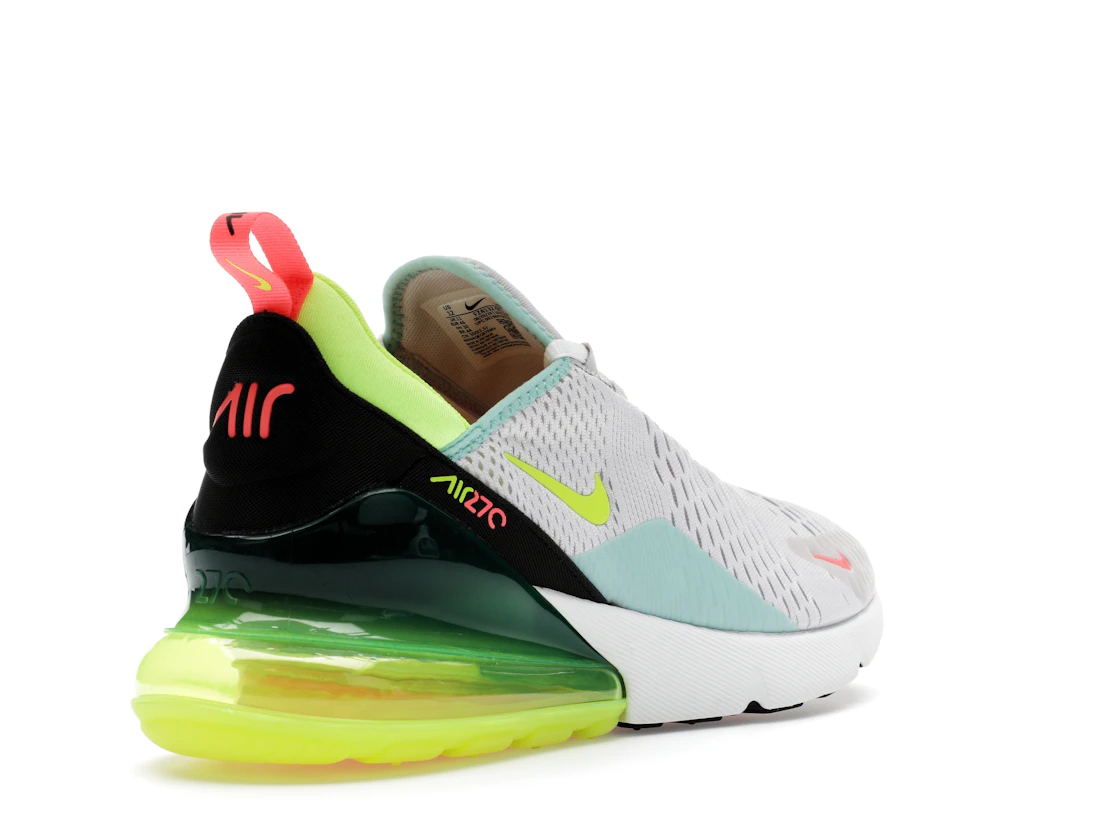 Vue 32 de Nike Air Max 270 Vast Grey Hot Lava
