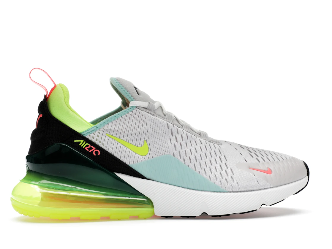 Vue 36 de Nike Air Max 270 Vast Grey Hot Lava