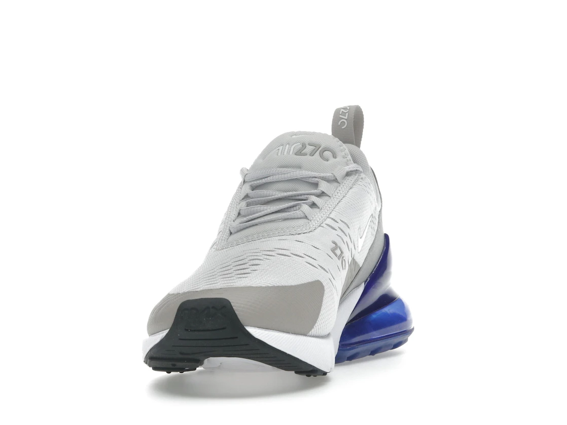 Vue 12 de Nike Air Max 270 Vast Grey Racer Blue