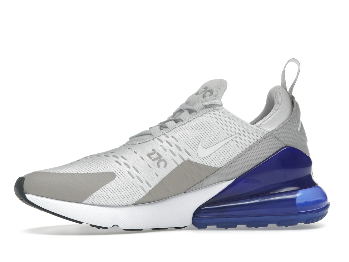 Vue 18 de Nike Air Max 270 Vast Grey Racer Blue